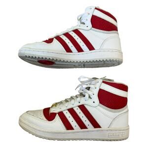ADIDAS Originals Top Ten RB Women's Red/White Size 8.5